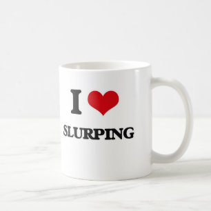 Jag älskar att smaska kaffemugg