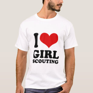 Jag älskar att spana för flicka t-shirt