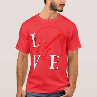Jag älskar att spela Bas för Bas-spelare musikälsk T Shirt