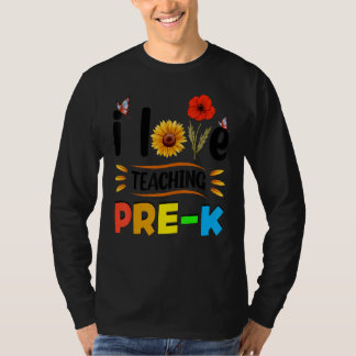 Jag älskar att undervisa förskolor Solros för förs T Shirt
