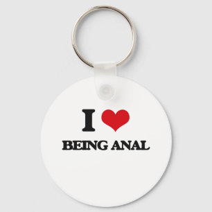 Jag älskar att vara anal nyckelring