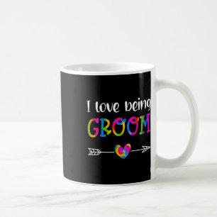Jag älskar att vara brudgum Stolt brudgum Tie Dye Kaffemugg