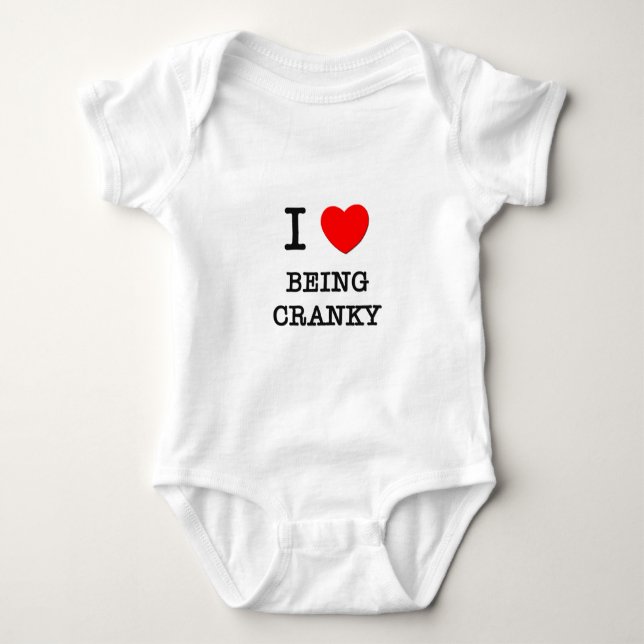 Jag älskar att vara Cranky T-shirt (Framsida)