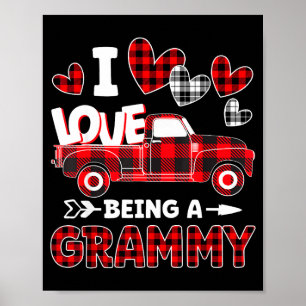 Jag älskar att vara en grammy valentine mors dag poster