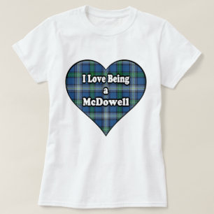 Jag älskar att vara en McDowell klanTartan Tee