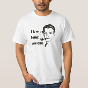 Jag älskar att vara enorm t shirt