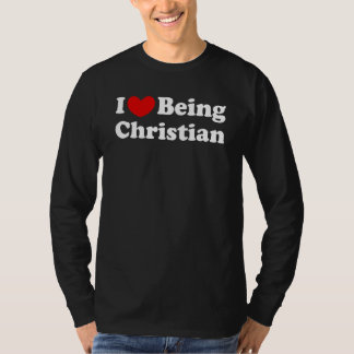 Jag älskar att vara kristen Jag gillar att vara kr T Shirt