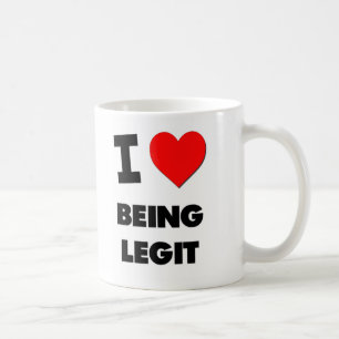 Jag älskar att vara legiten kaffemugg