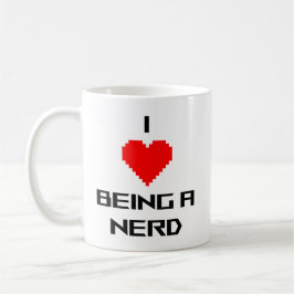 Jag älskar att vara nörd kaffemugg