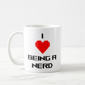 Jag älskar att vara nörd kaffemugg