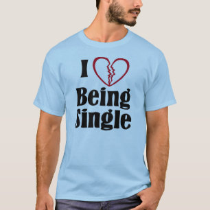 Jag älskar att vara singeln tröja