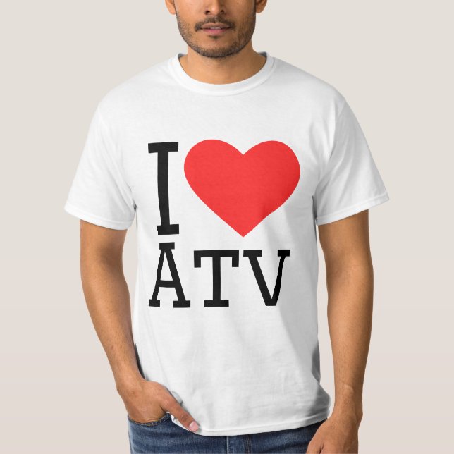Jag älskar atv t shirt (Framsida)