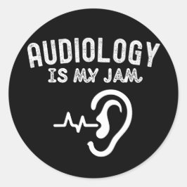 Jag älskar audiologi, audiologi är min grej runt klistermärke