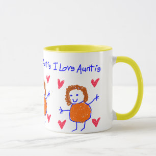 Jag älskar auntien mugg