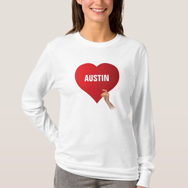 Jag älskar Austin Tee Shirt (Framsida)