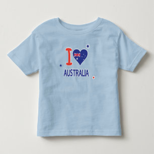 JAG ÄLSKAR AUSTRALIEN den lyckliga Australien T Shirt