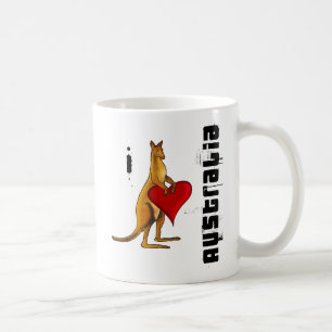 Jag älskar Australien koppar för Aussies från u