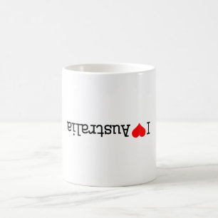 Jag älskar Australien Magisk Mugg