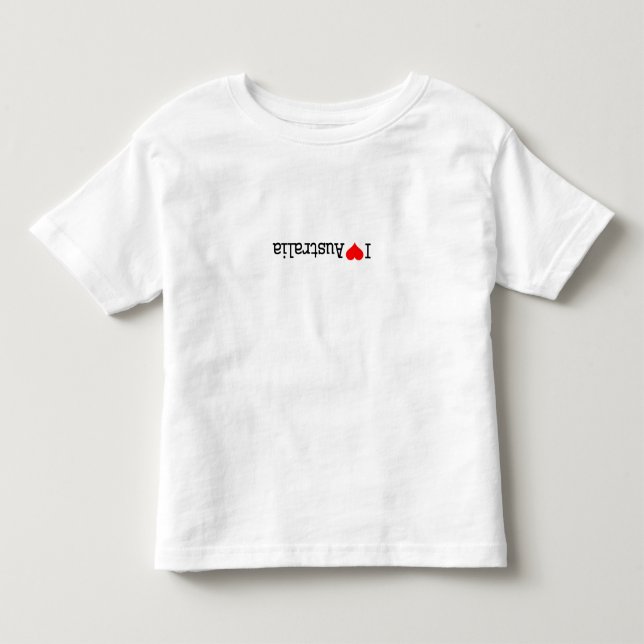 Jag älskar Australien T Shirt (Framsida)