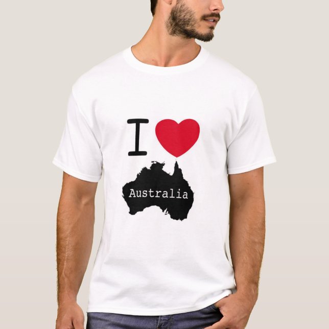 Jag älskar Australien Tröja (Framsida)