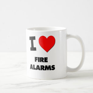 Jag älskar avfyrar larm kaffemugg