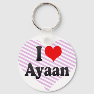 Jag älskar Ayaan Nyckelring