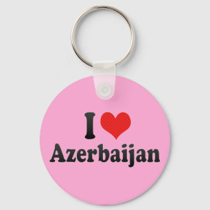 Jag älskar Azerbajdzjan Nyckelring