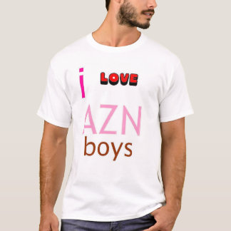 Jag älskar aznpojkar tee shirt