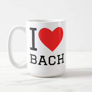 Jag älskar Bach  Kaffemugg
