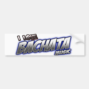 Jag älskar BACHATA-musik Bildekal