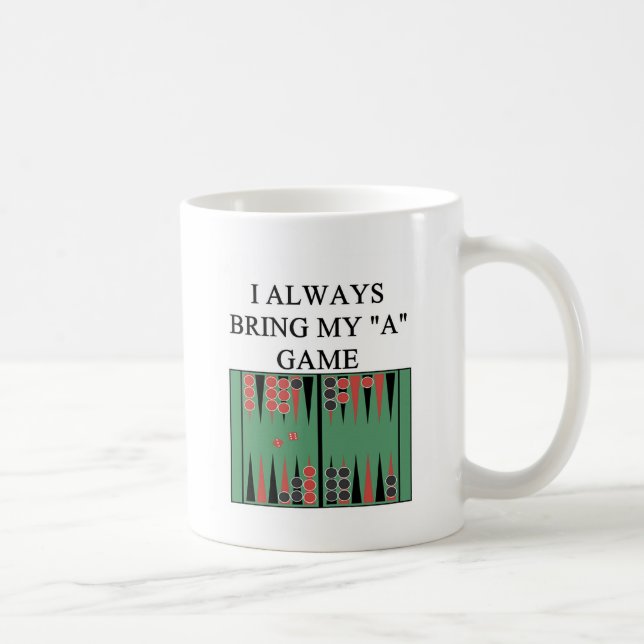 jag älskar backgammonspelare kaffemugg (Höger)