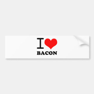 Jag älskar bacon bildekal