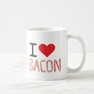 Jag älskar bacon kaffemugg