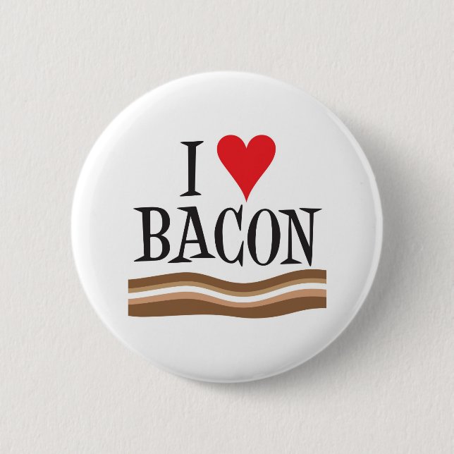 Jag älskar bacon knapp (Framsida)
