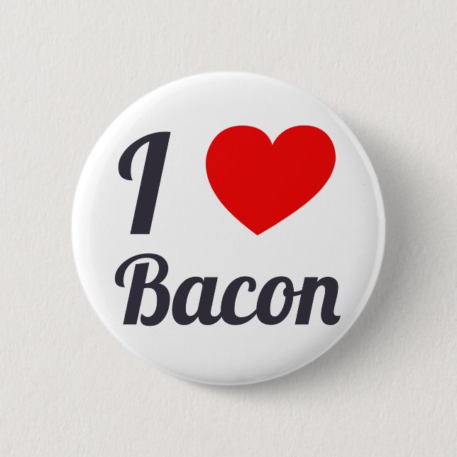 Jag älskar bacon knapp (Framsida)