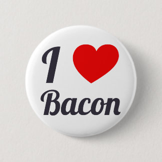 Jag älskar bacon knapp