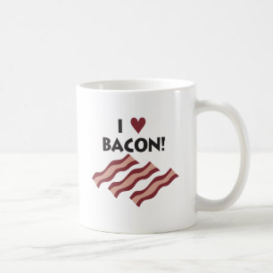 Jag älskar bacon - mugg