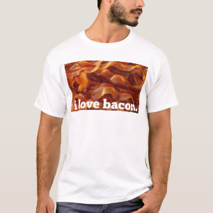jag älskar bacon. t-shirt