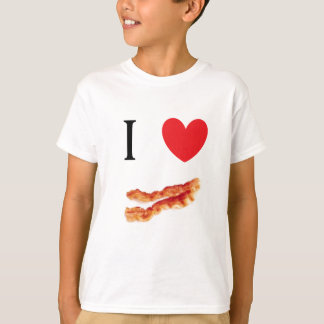 Jag älskar bacon! t shirt