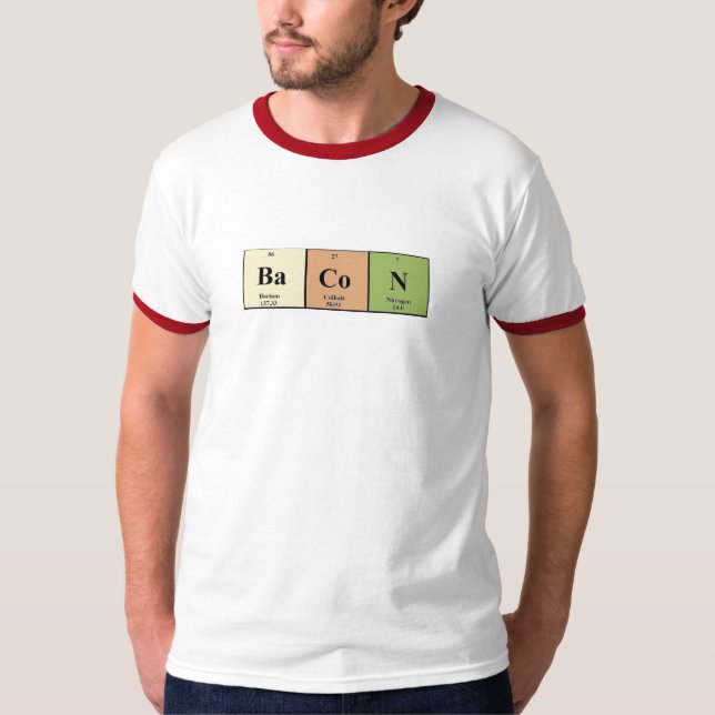 Jag älskar bacon t shirt (Framsida)