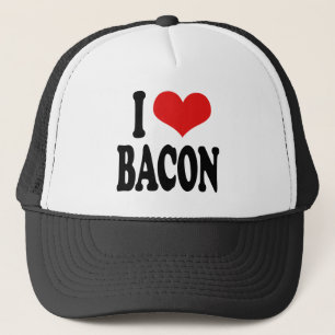 Jag älskar bacon truckerkeps