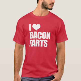 Jag älskar baconfisar t shirt