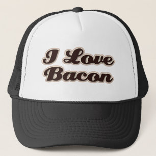 Jag älskar baconhatten keps