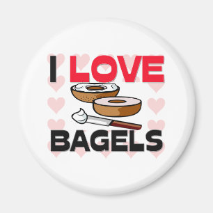 Jag älskar baglar magnet