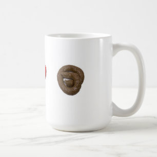 Jag älskar bajsmuggen kaffemugg