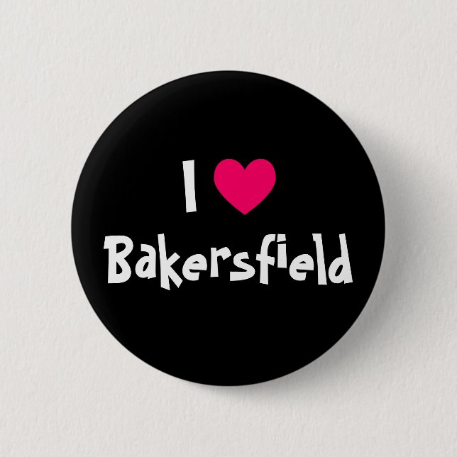 Jag älskar Bakersfield Knapp (Framsida)