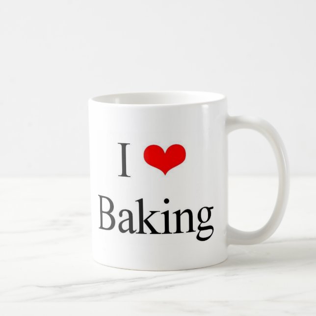 Jag älskar bakning kaffemugg (Höger)