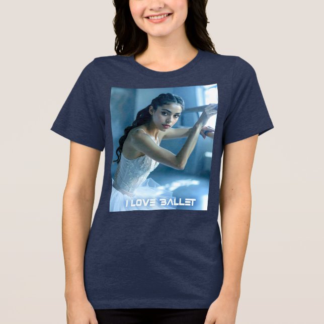JAG ÄLSKAR BALETT - BALETT & DANS T SHIRT (Framsida)