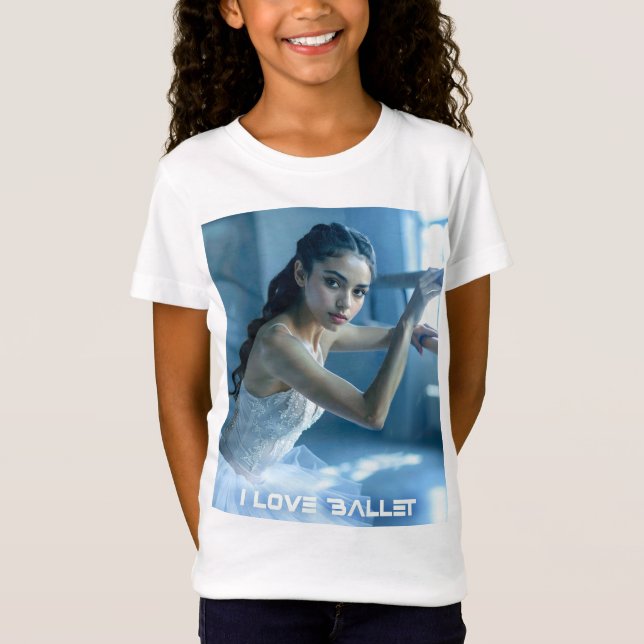 JAG ÄLSKAR BALETT - BALETT & DANS T SHIRT (Framsida)