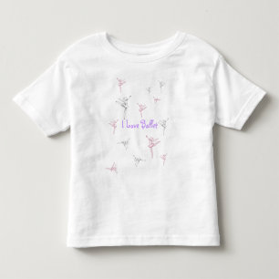 Jag älskar balettballerina'sen t-shirt